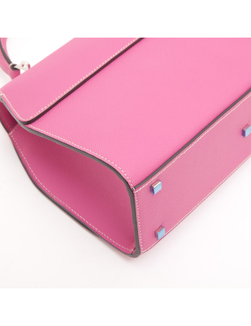  MOYNAT bag 'Rejane' model in candy pink leather