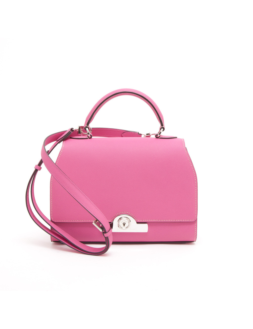 Sac MOYNAT cuir rose bonbon