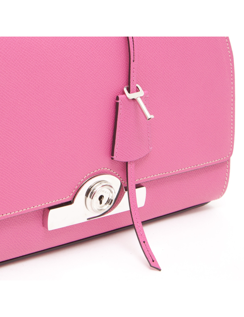 Sac MOYNAT cuir rose bonbon