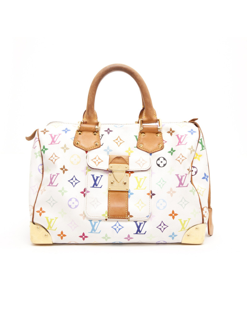 LOUIS VUITTON 'Speedy 30' bag in Murakami canvas