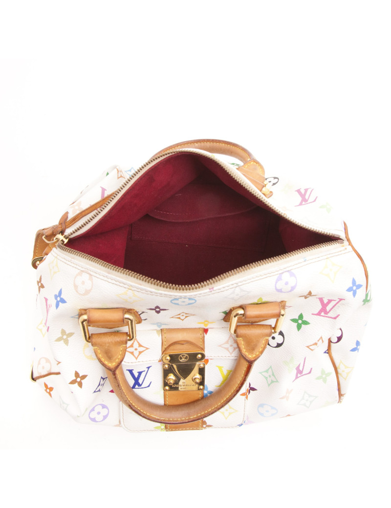 LOUIS VUITTON 'Speedy 30' bag in Murakami canvas