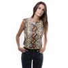 CHANEL Sleeveless top in python leather size 40