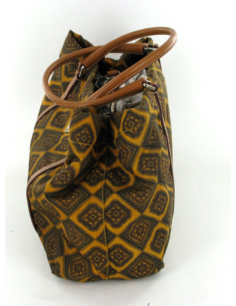 Petit sac PRADA en toile lisse