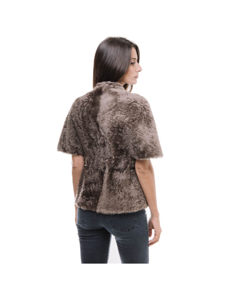 Veste BRUNELLO CUCINELLI en mouton marron T38