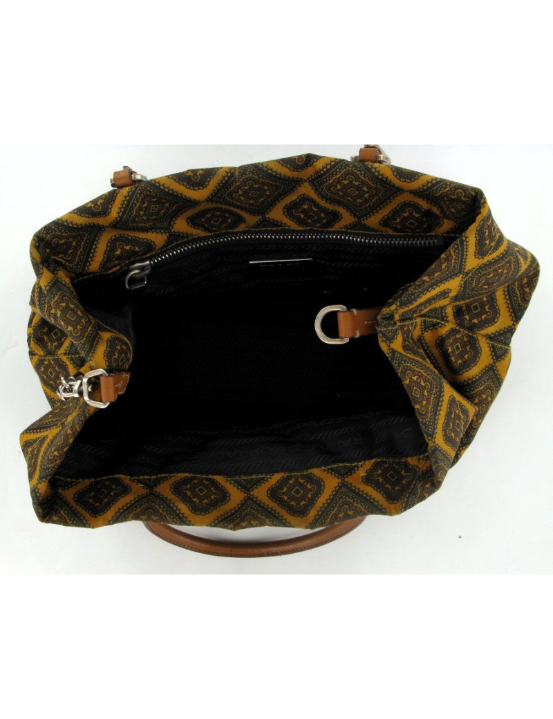 Petit sac PRADA en toile lisse