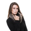 N8 round neck in taupe color mink