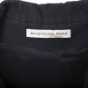 BALENCIAGA jacket in black gros grain size 38FR