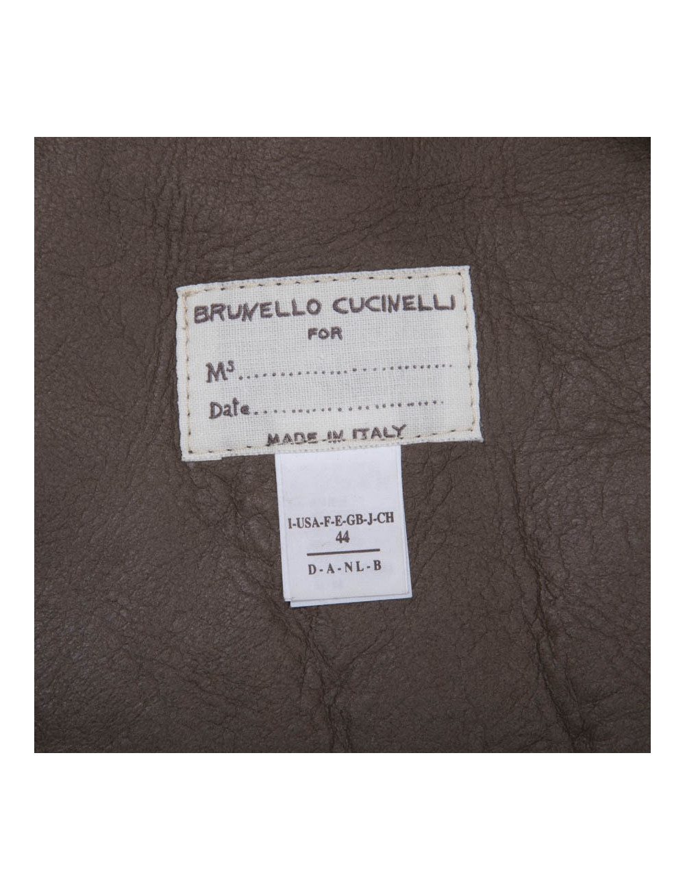 Gilet BRUNELLO CUCINELLI mouton retourné et renard