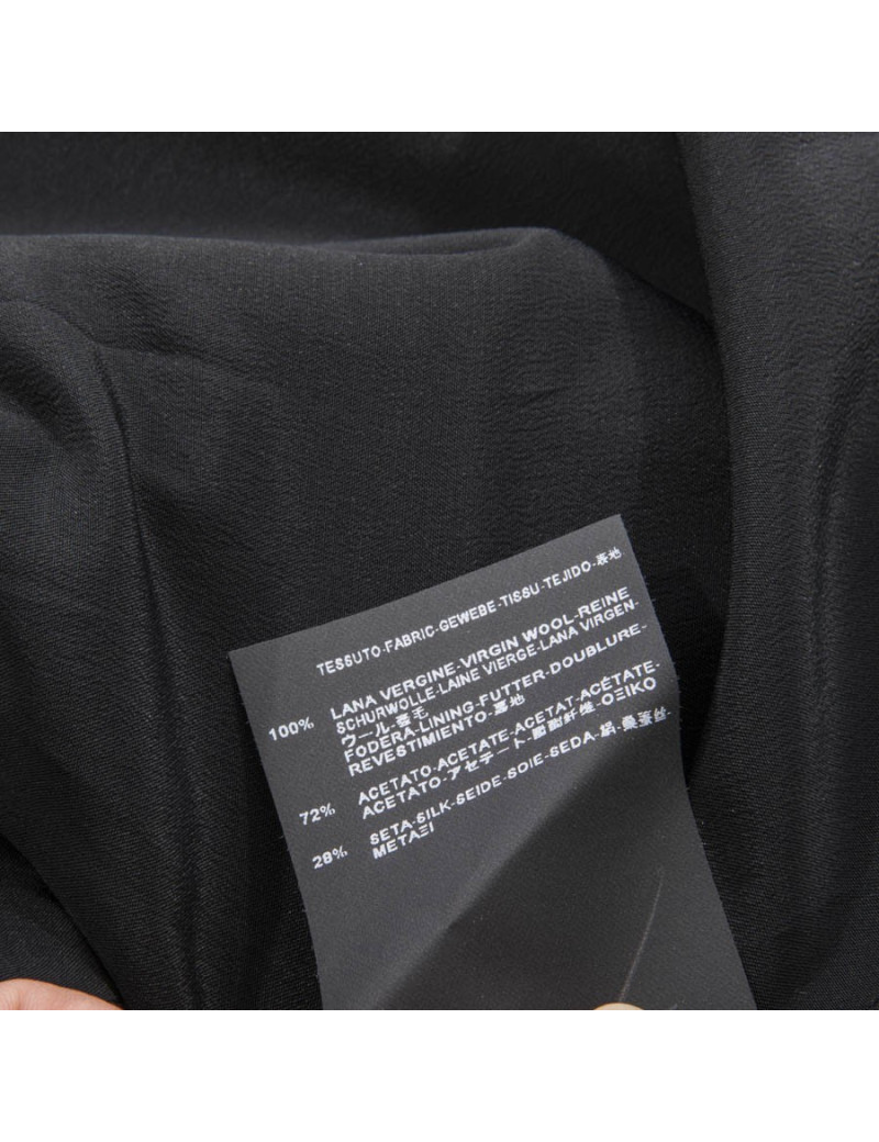 Manteau BALENCIAGA en laine noire T40