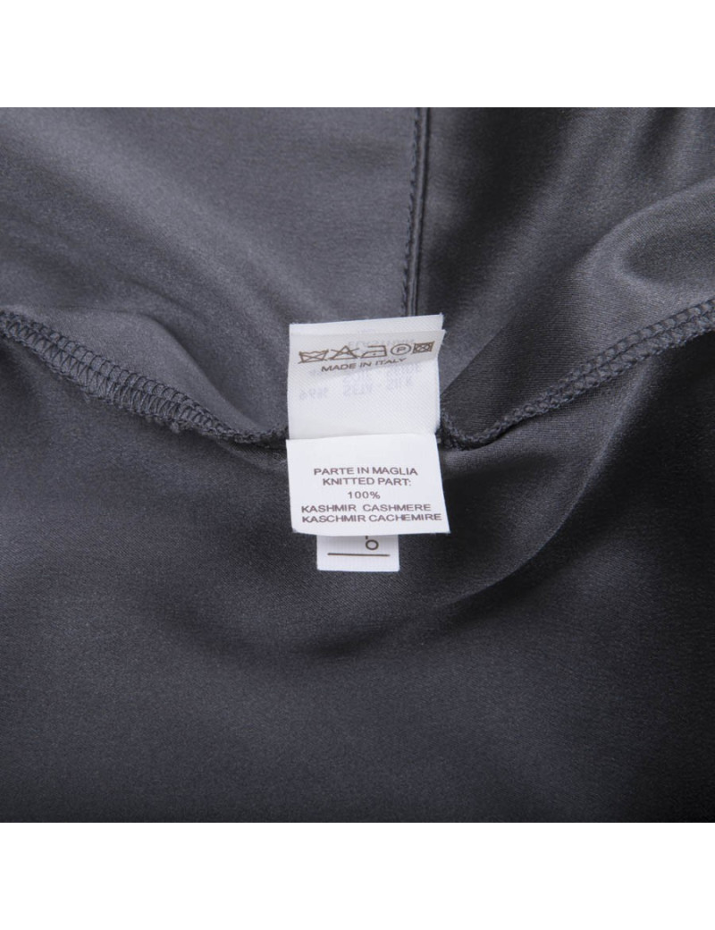 Robe BRUNELLO CUCINELLI T 36 en soie grise