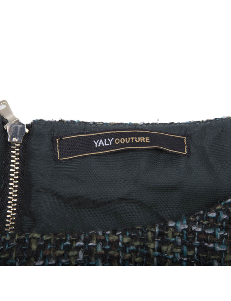 Robe YALY COUTURE tweed T 38