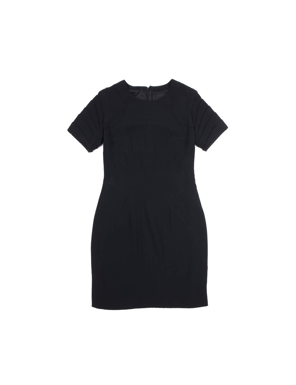 Robe CHRISTIAN DIOR  T 38  crêpe georgette noire 