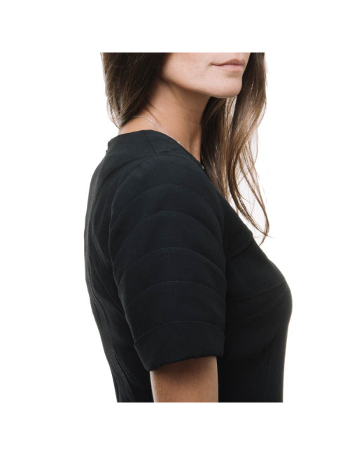 CHRISTIAN DIOR  black crepe georgette dress SIze 38FR