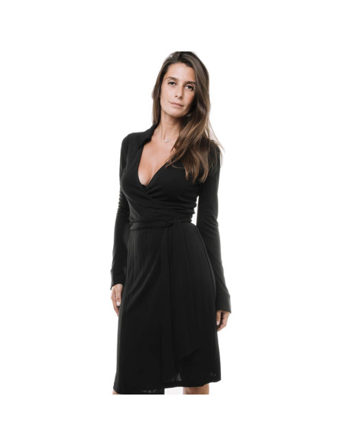 Robe DIANE Von FURSTENBERG T 4 US jersey noire