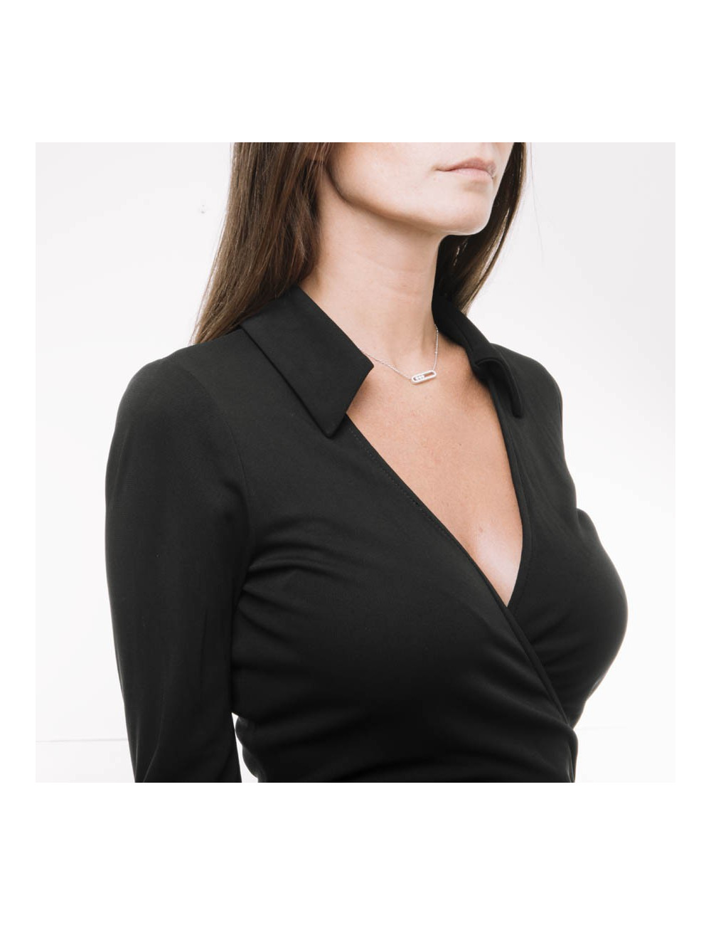 Robe DIANE Von FURSTENBERG T 36 FR jersey noire