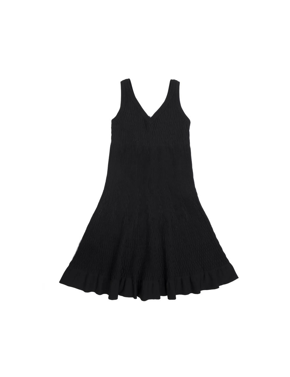 Robe ALAIA T 36 sans manches noire