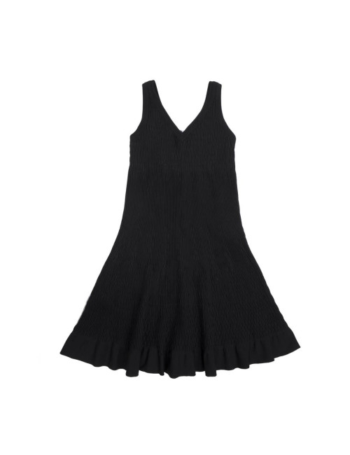 Robe ALAIA T 36 sans manches noire