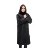 FENDI black trench coat lined with fur size 38FR