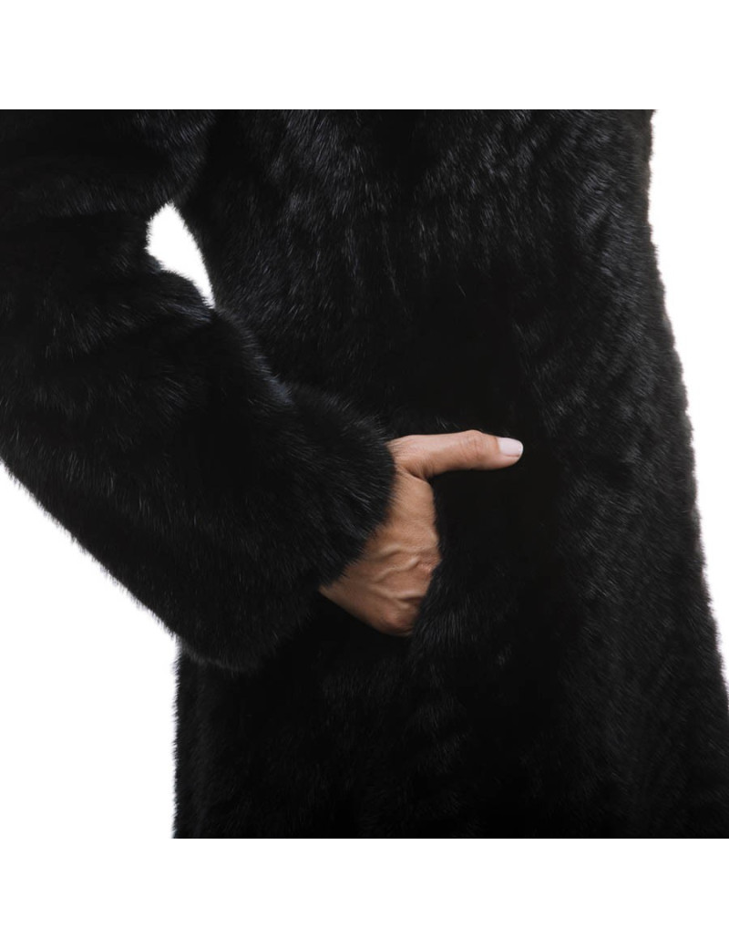  FENDI brown mink coat size 38EU