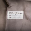 BRUNELLO CUCINELLI long coat in beige suede size 40EU