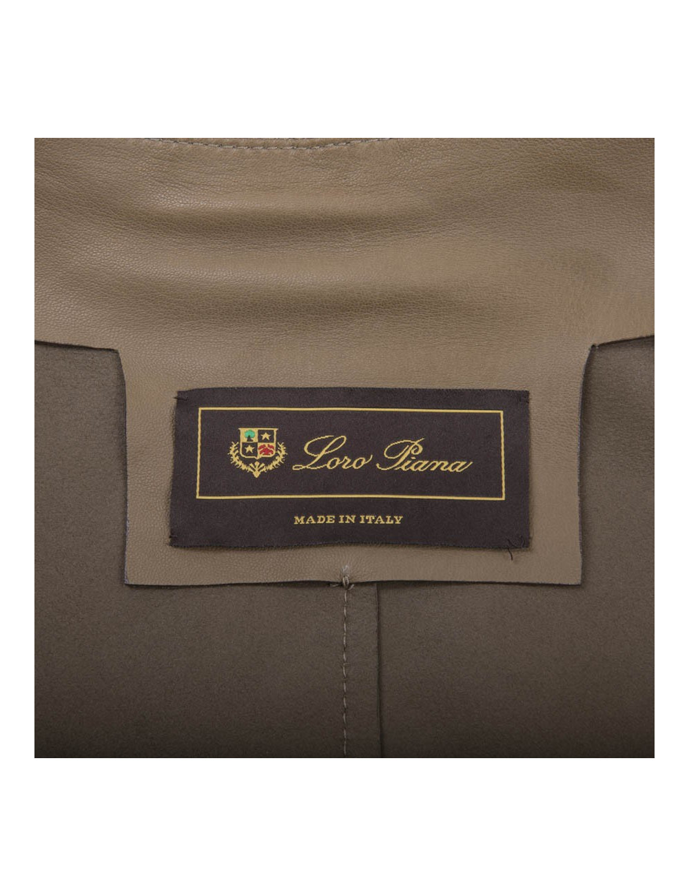 Manteau LORO PIANA T38 fr en cuir marron