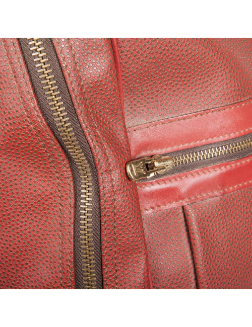 LOUIS VUITTON Suitcase AMERICA'S CUP Edition in Red Canvas