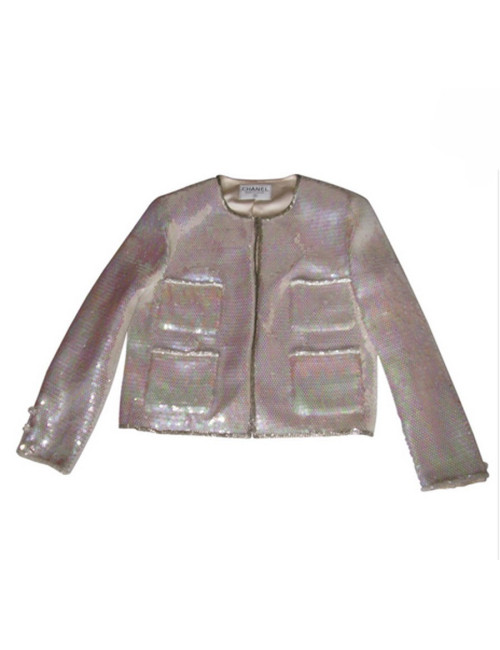 veste CHANEL couture à sequins 