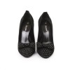 BALMAIN high heels in black velvet size 39EU