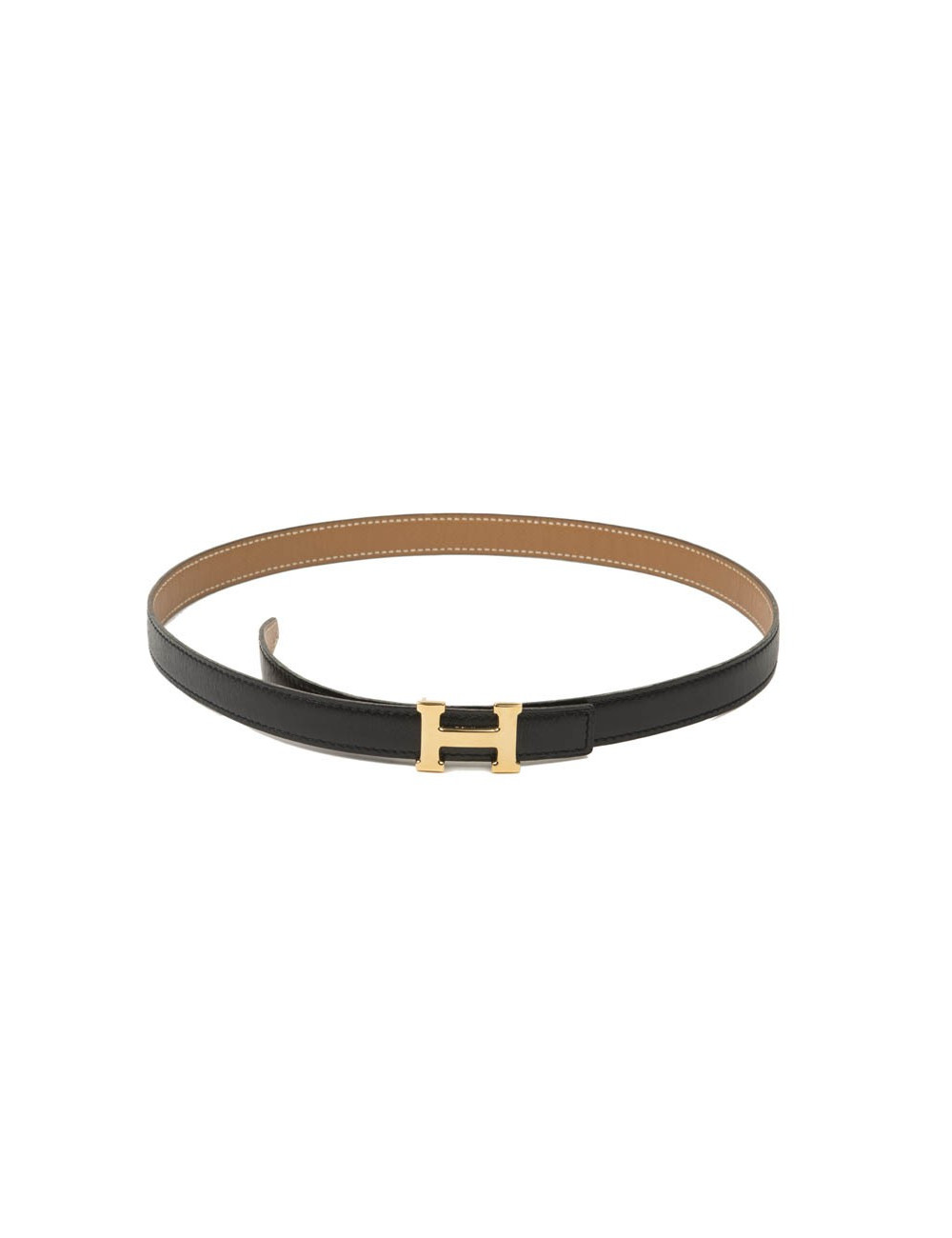 Ceinture HERMES Boucle  petit H réversible 