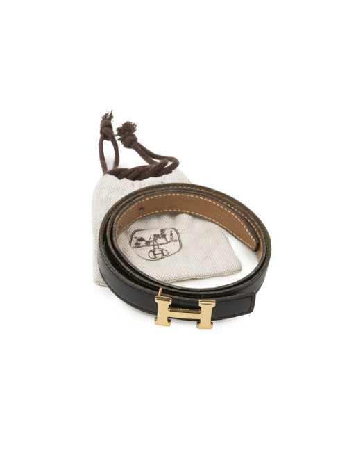Ceinture HERMES Boucle  petit H réversible 