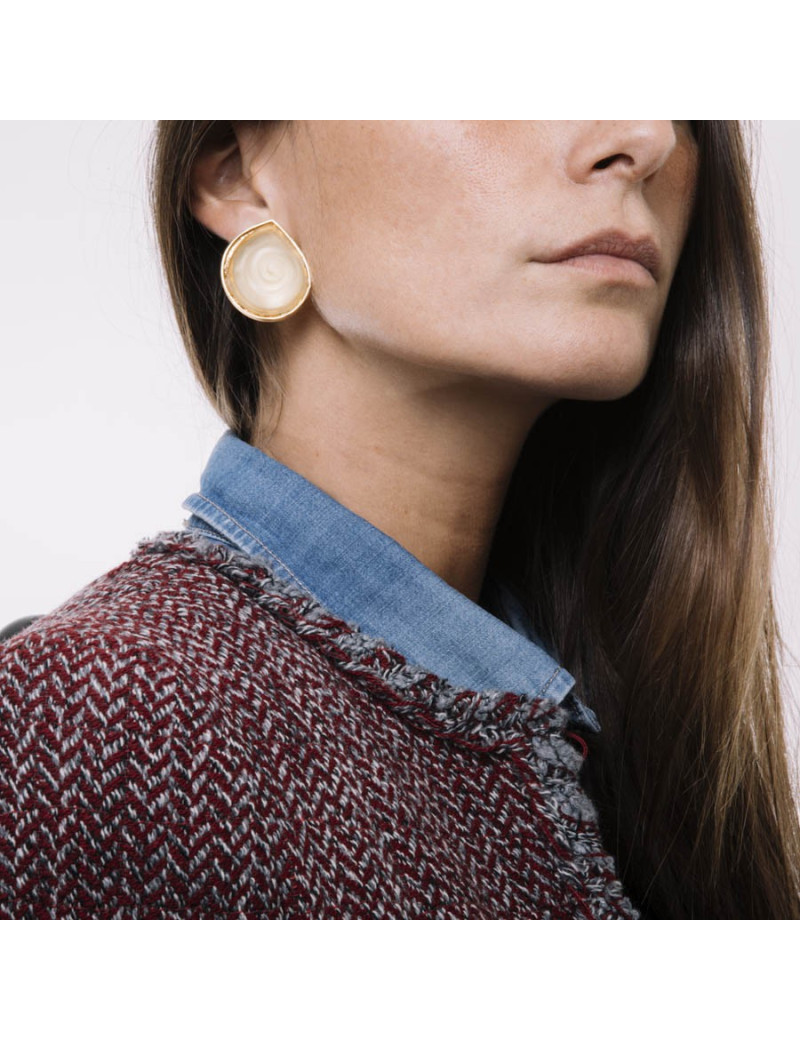 Boucles d'oreille clips LANVIN  vintage