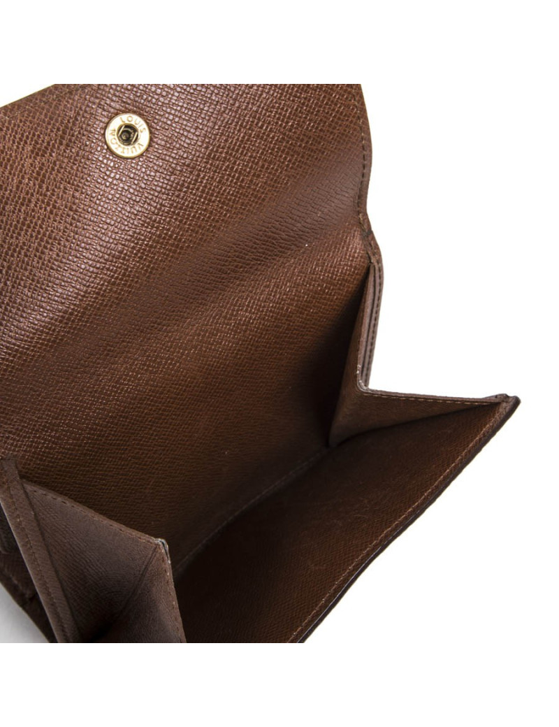 Porte monnaie LOUIS VUITTON en toile enduite monogram 