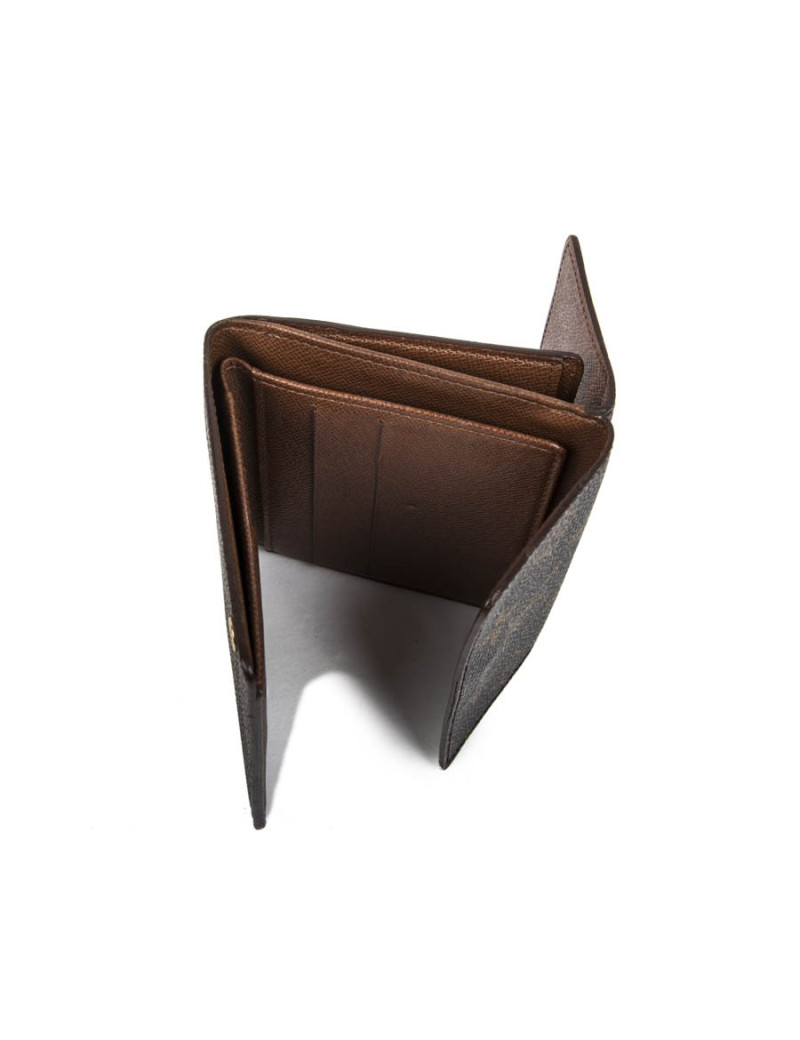 Porte monnaie LOUIS VUITTON en toile enduite monogram 