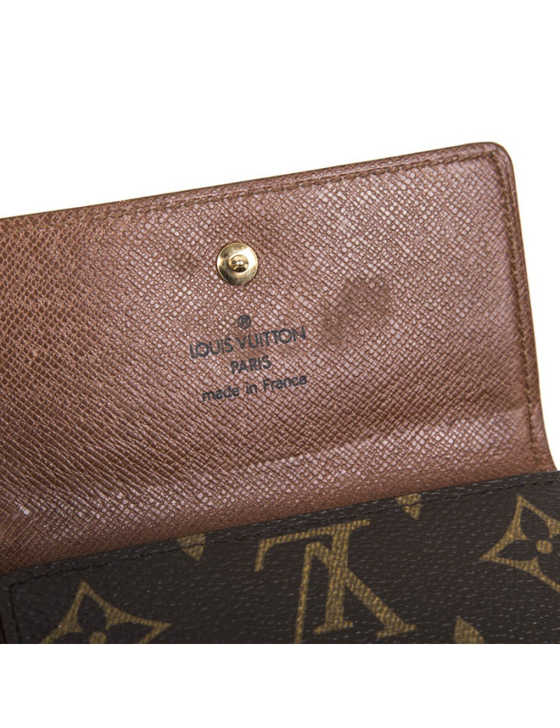 Porte monnaie LOUIS VUITTON en toile enduite monogram 