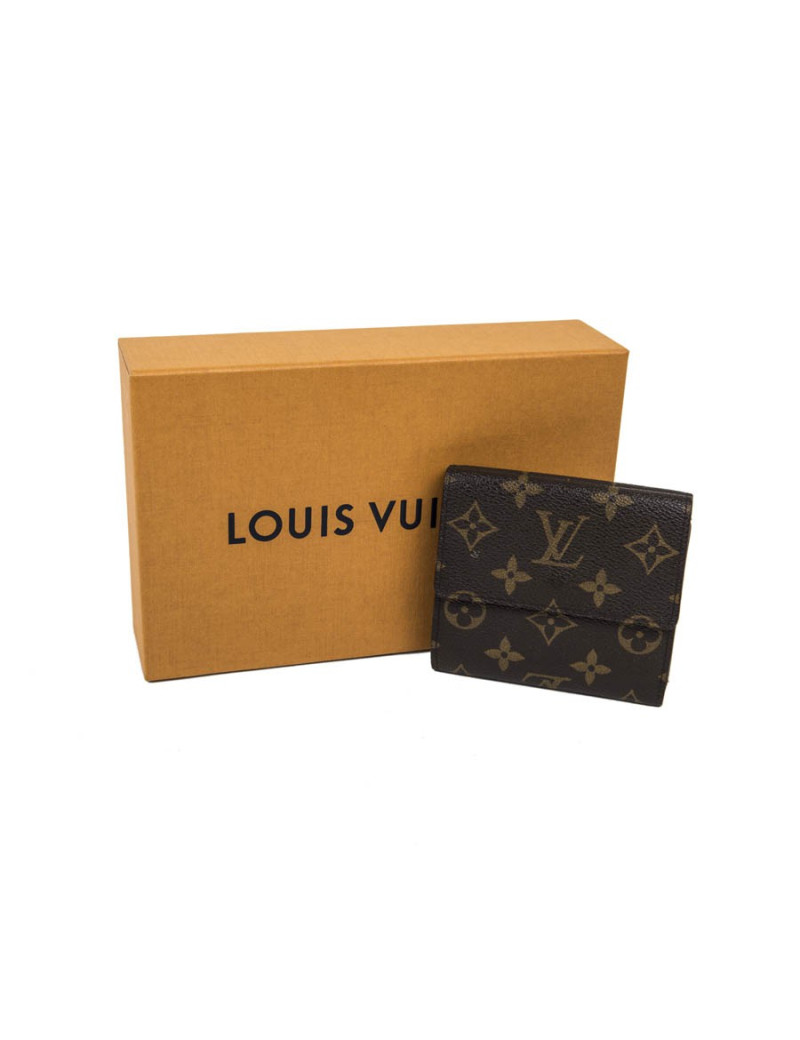 LOUIS VUITTON wallet in brown monogram coated canvas