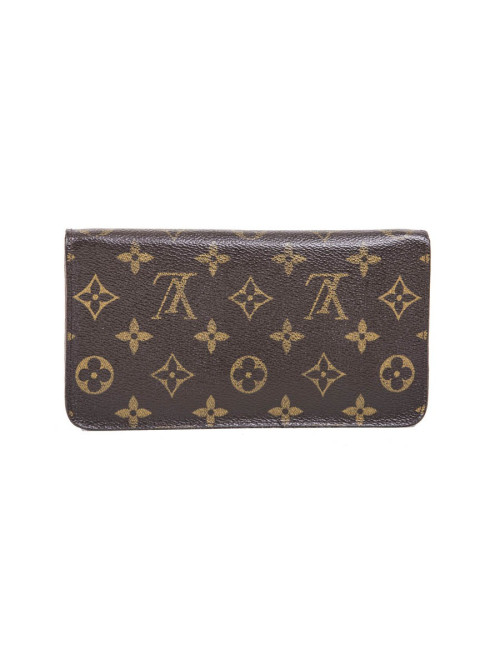  LOUIS VUITTON wallet in monogram coated canvas