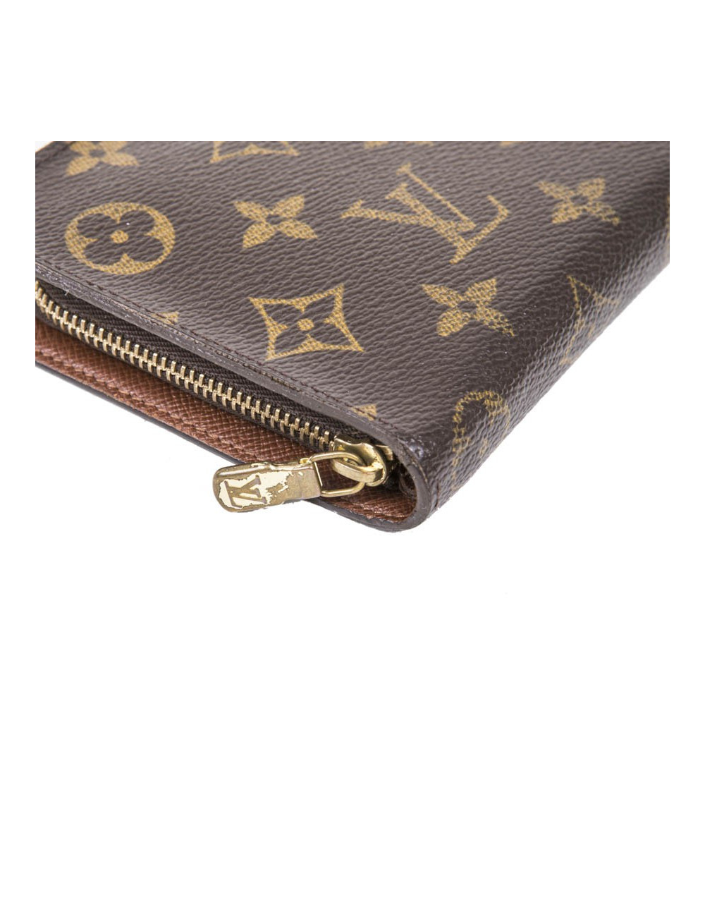  LOUIS VUITTON wallet in monogram coated canvas