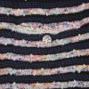  CHANEL T 42 sleeveless knit dress in multicolored and night-blue fabric