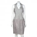 CHANEL Dress in Pastel colors tweed Size 42FR