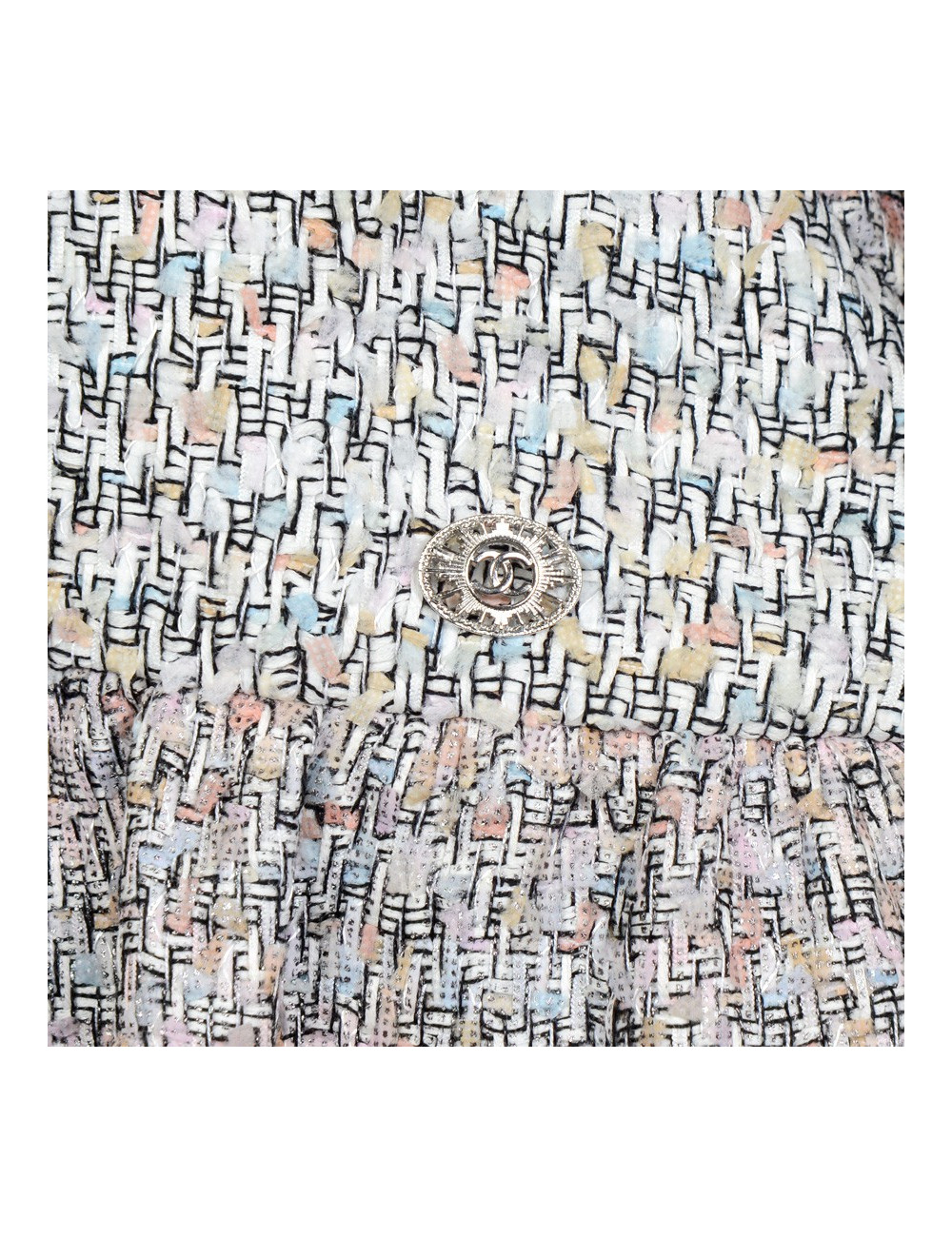 Robe CHANEL T 42 tweed