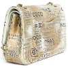 CHANEL timeless double flap bag in gilded leather limited edition
