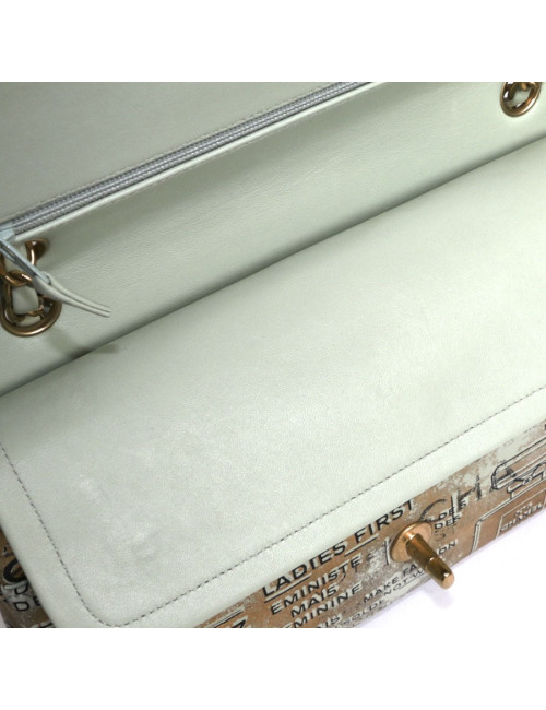 Sac CHANEL Timeless 'Coco' doré Collection 2015