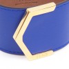 Bracelet FENDI cuir bleu électrique
