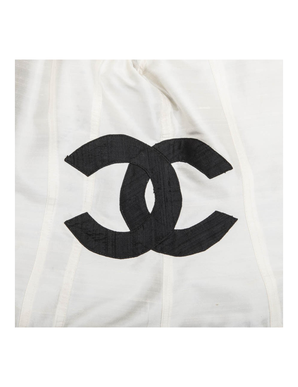 Veste CHANEL réversible noire et ivoire 