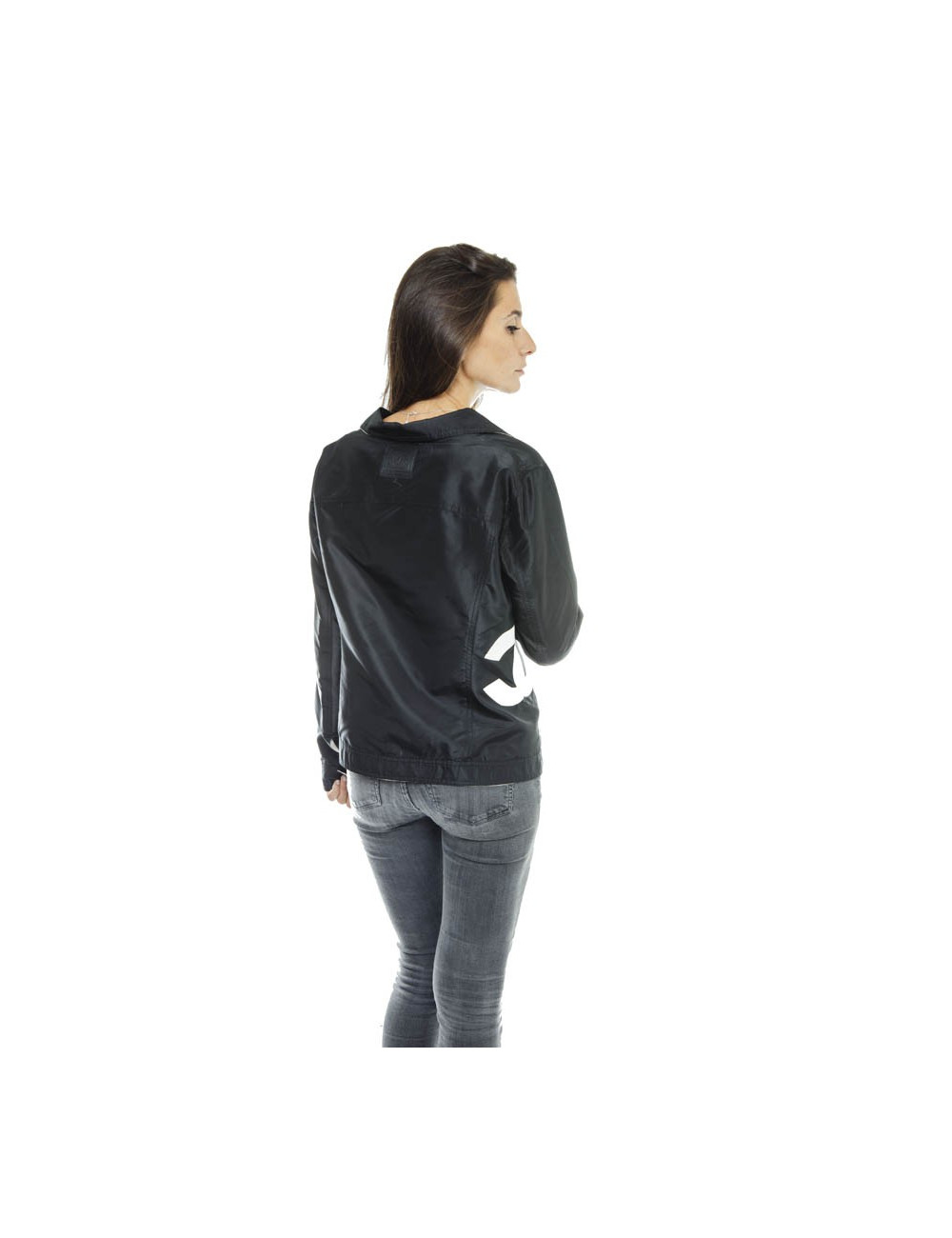 Veste CHANEL réversible noire et ivoire 