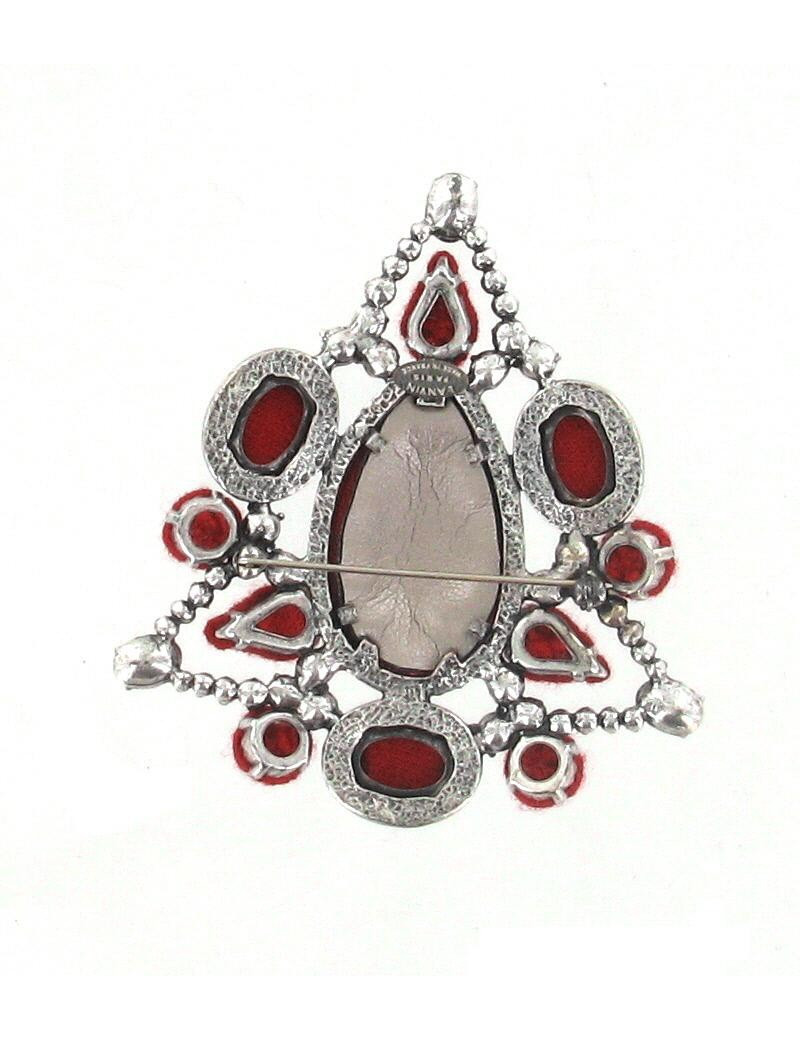 Broche "POIRES" LANVIN  GM en jersey