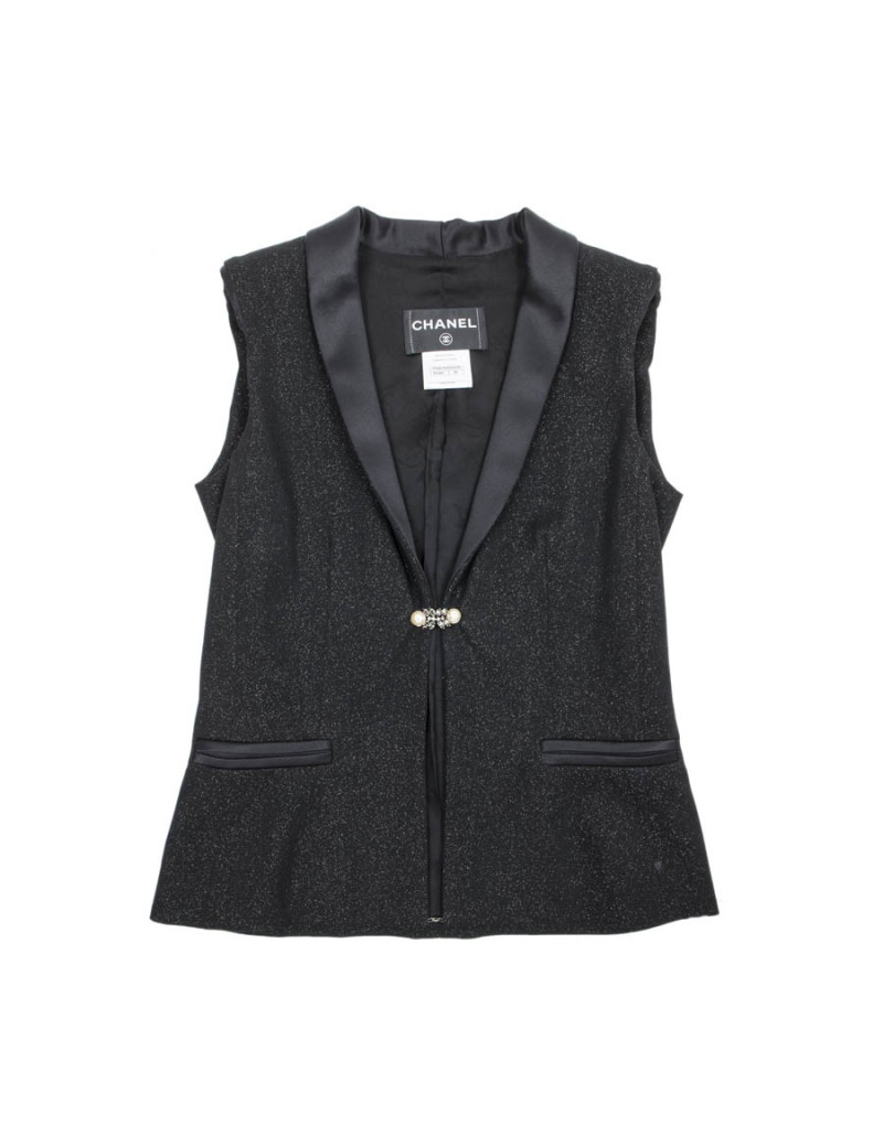 Veste CHANEL T 36 sans manches 