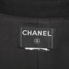 CHANEL coat in black wool size 38FR