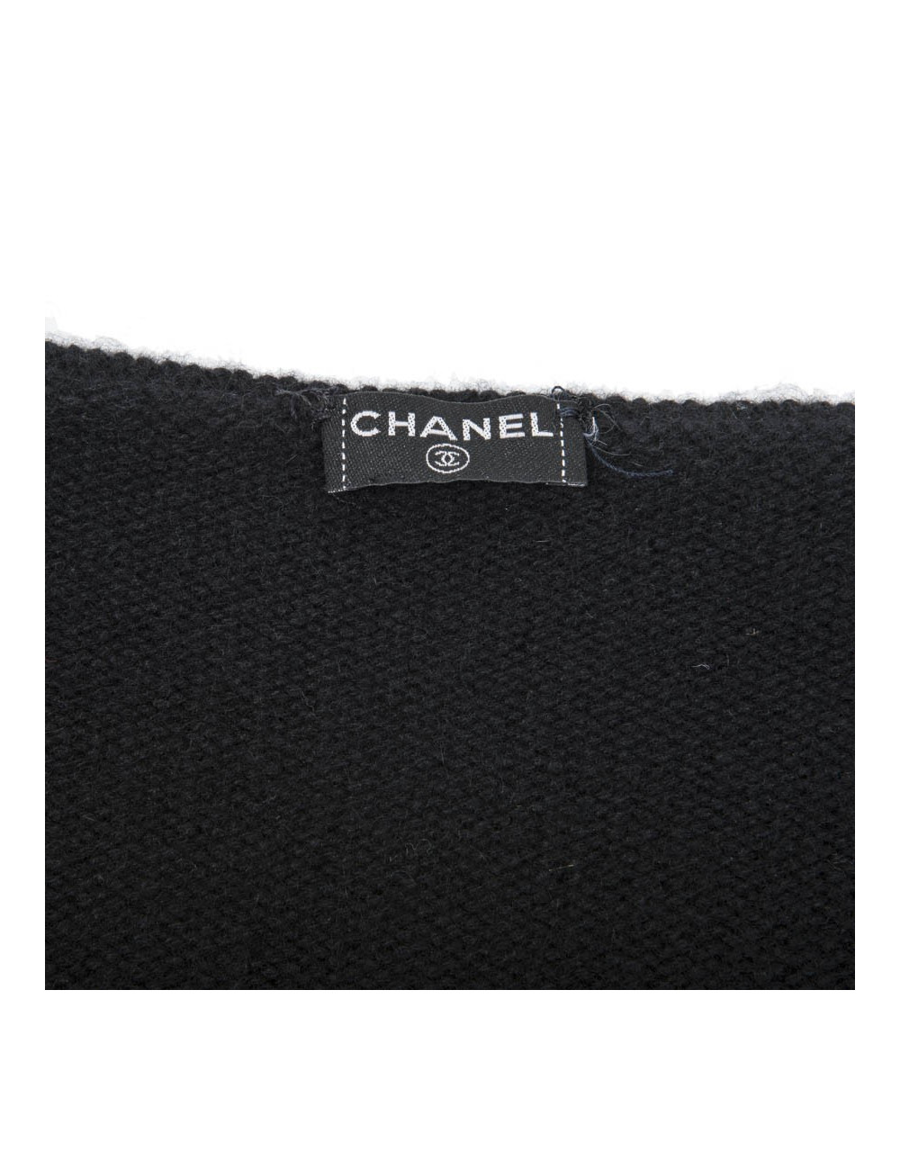 CHANEL black cashmere cardigan