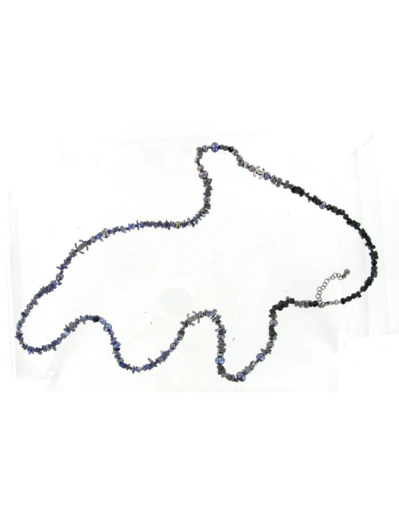 Sautoir CHANEL éclats de pierre et perles